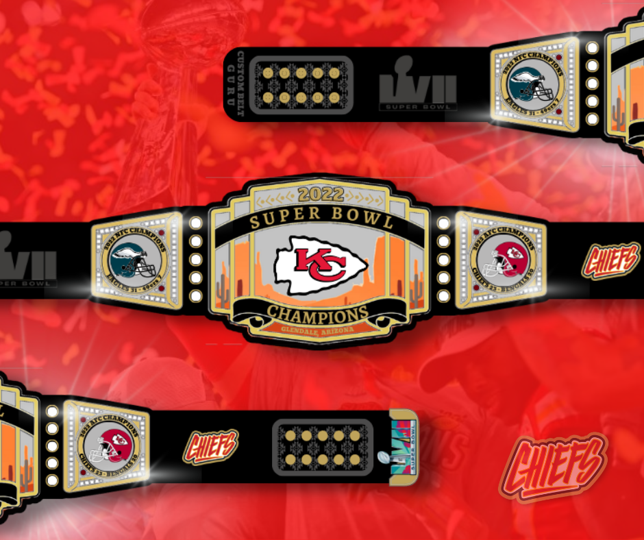 Custom Kansas City Chiefs Wwe Legacy Title Belt Shirt